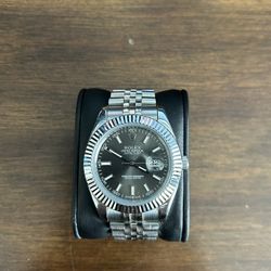 Rolex Datejust 41 Stainless Steel & White Gold - Black Index Dial - Fluted Bezel Jubilee Bracelet Ref. #126334