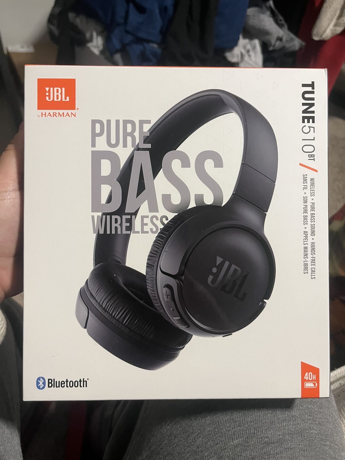 JBL WIRELESS BLUETOOTH HEADPHONES