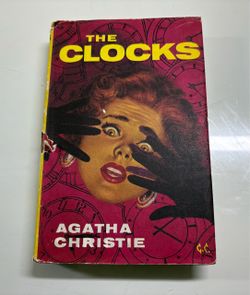 Agatha Christie The Clocks 1963 book club edition vintage