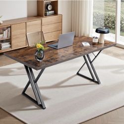 Inch Office Desk, Executive Office Desk, Modern Industrial Style
