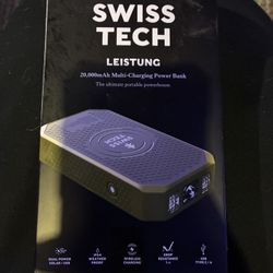 Swiss Tech Portable Solar Charged. 