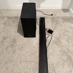Samsung woofer and sound bar