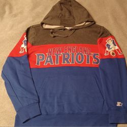 New England Patriots Hoodie Men's Size Xlarge Starter Maye Gibson Gonzalez 