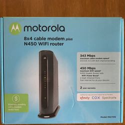 Motorola 8x4 Modem and Router N450 Model MG7315