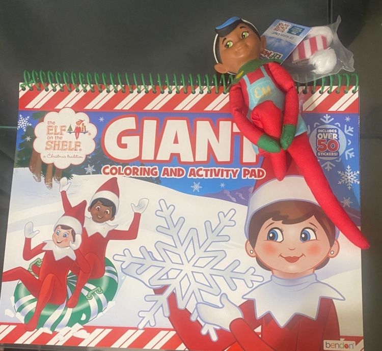 New!!! Elf And Big Coloríng Book Its Boy