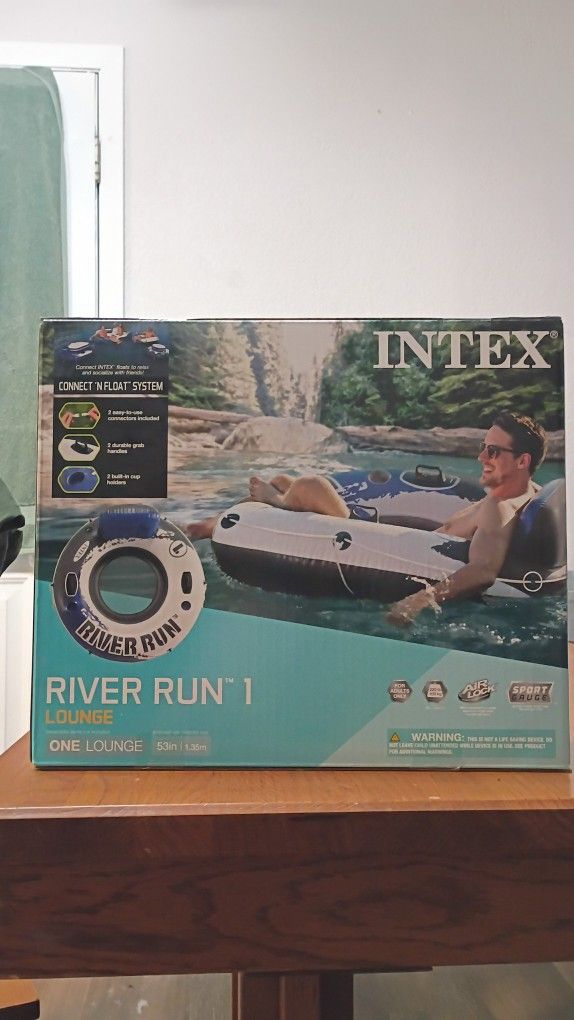 Very Nice Intex Brand Inner tube with Cupholders and Grips.  