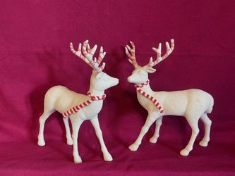 Peppermint Glitter Christmas Reindeer set