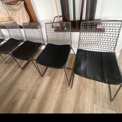 4  Crate and Barrel Tig Chairs