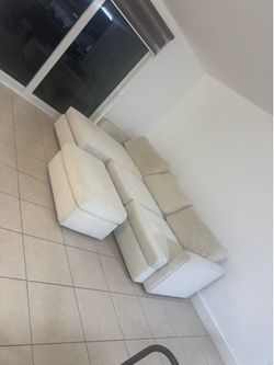 ivory sectional