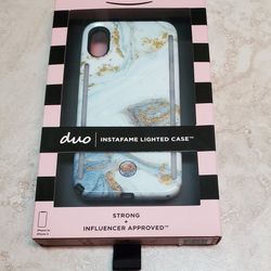 PRICE REDUCED NEW LuMee Duo Instafame Lighted Case For IPhone X Or Xs