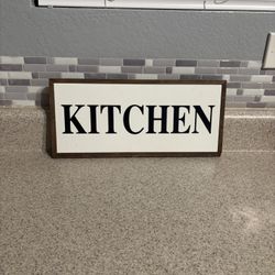 Kitchen Sign