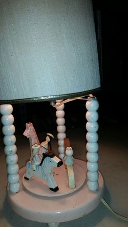 The perfect musical baby lamp (vintage from 1950's)