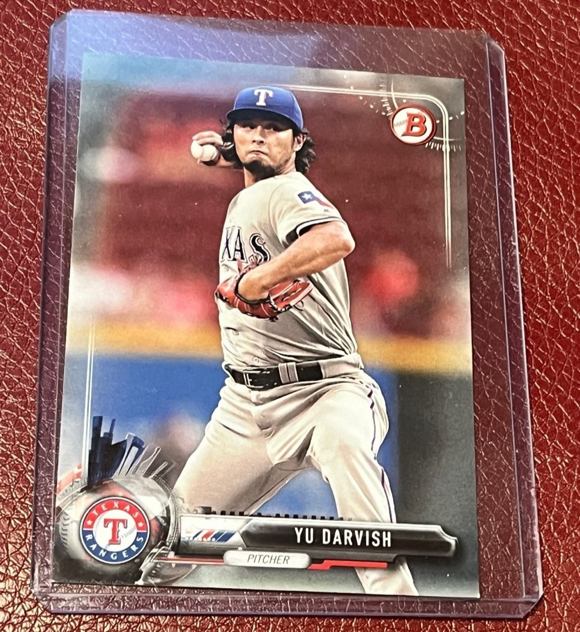 Yu Darvish 2017 Bowman #81 Texas Rangers