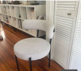 CB2 Inesse Bouclé Chair