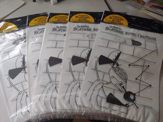 5 packs of 8 NIGHTMARE BEFORE CHRISTMAS NBC loot birthday Halloween treat bags