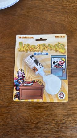 New Jokes & Pranks Trick Spilled Ink Toy