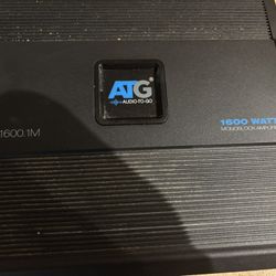 1600 W amplifier with remote