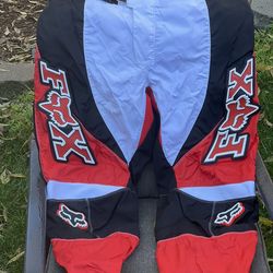 Fox and Honda Factory Motorcycle Pants