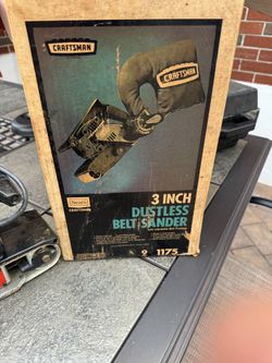 Sears Craftsman Dustless Belt Sander