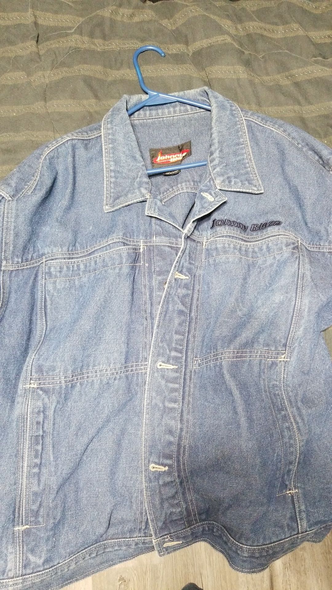 Johnny Blaze Denim Men's Jacket XL