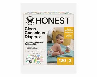 Honest Company Diapers Size 3, 120 Count