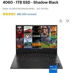 HP Omen Gaming laptop
