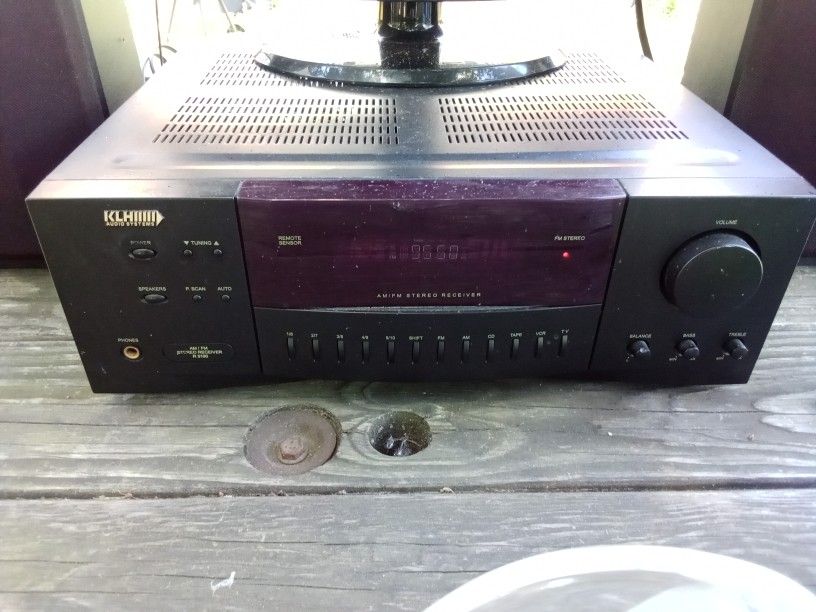 200 WATTS KLH STEREO RECEIVER WITH PHONO PORT $140 FINAL PRICE SAME DAY SHIPPING
