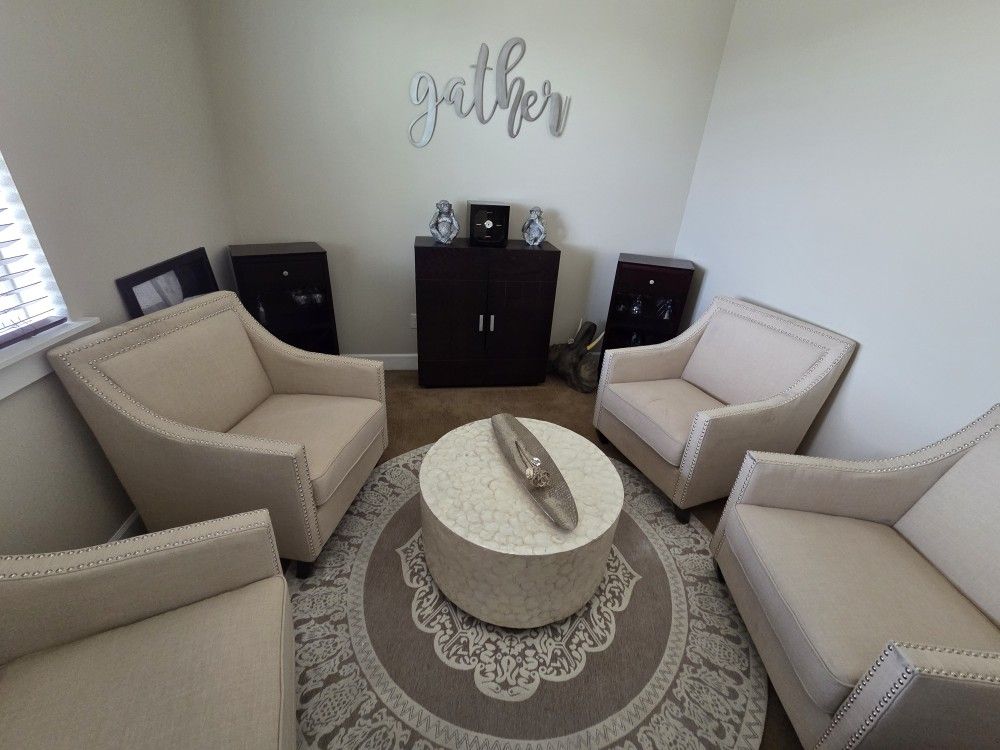 4 Upholstered Armchairs