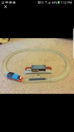 Thomas train and track with Elsbridge Station