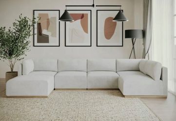Henredon Murphy 6 piece sectional couch