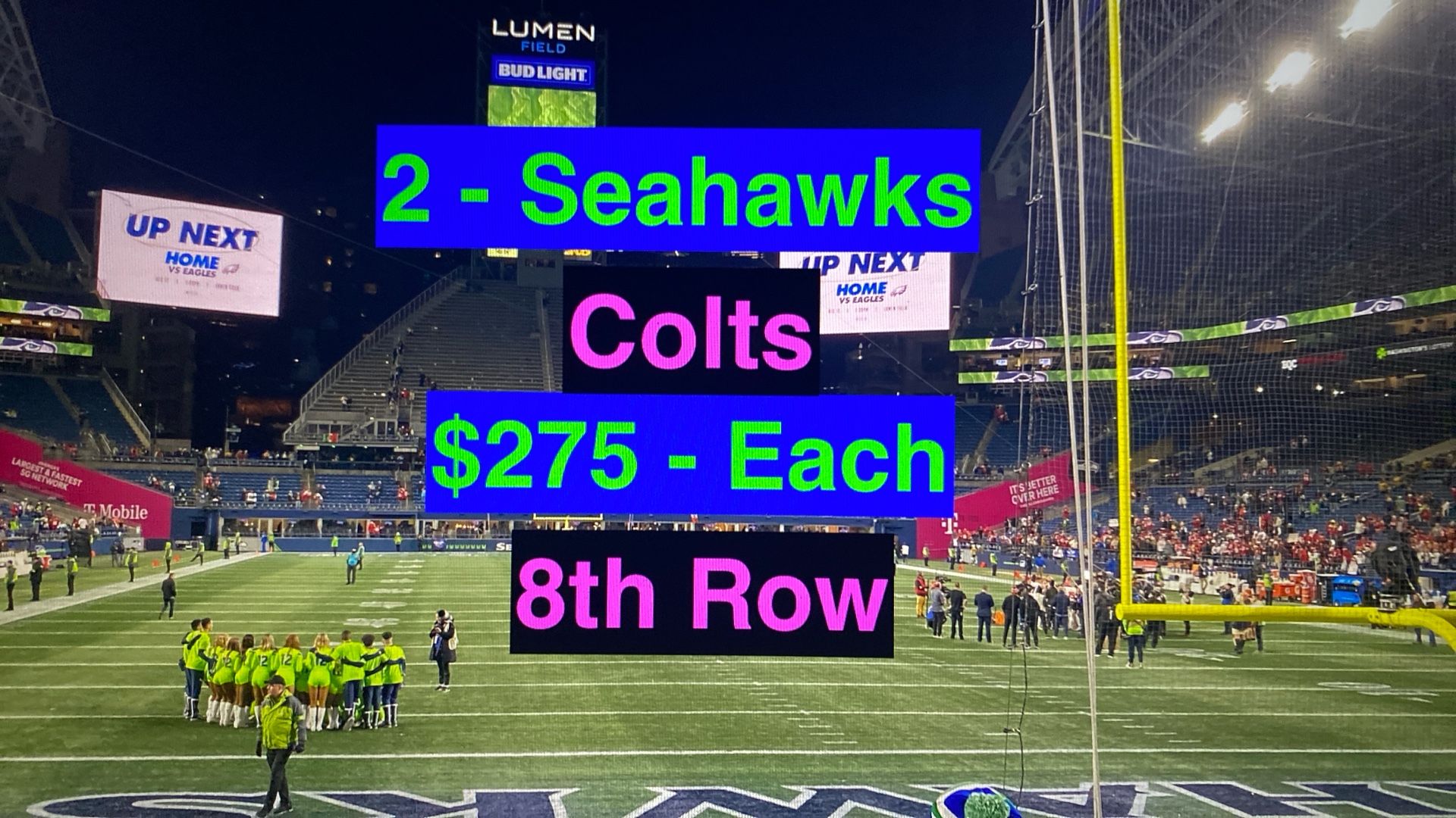 Seahawks Colts Tickets 