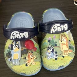 Bluey Crocs Size 8c