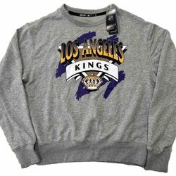 Adidas Los Angeles Kings Gray Crewneck Sweatshirt Men’s Small $70 MSRP Vintage