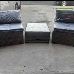3 Piece Patio Set 