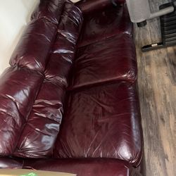 Three Seater Couch Leather 