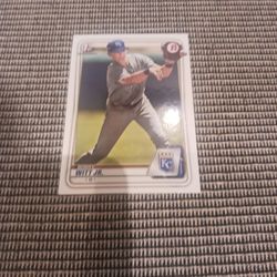 Bobby Witt Jr. 2020 Bowman Chrome Prospect 1st #BCP-25 Royals
