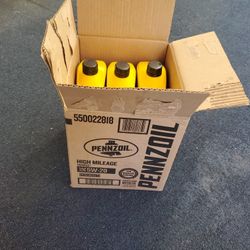 Fresh 5W20 Pennzoil high mileage Motor oil new