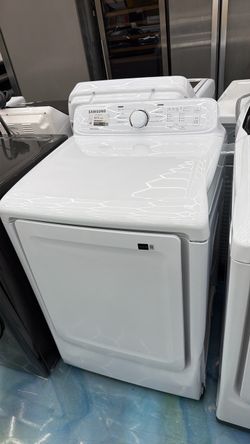 Samsung White Top-Load Dryer