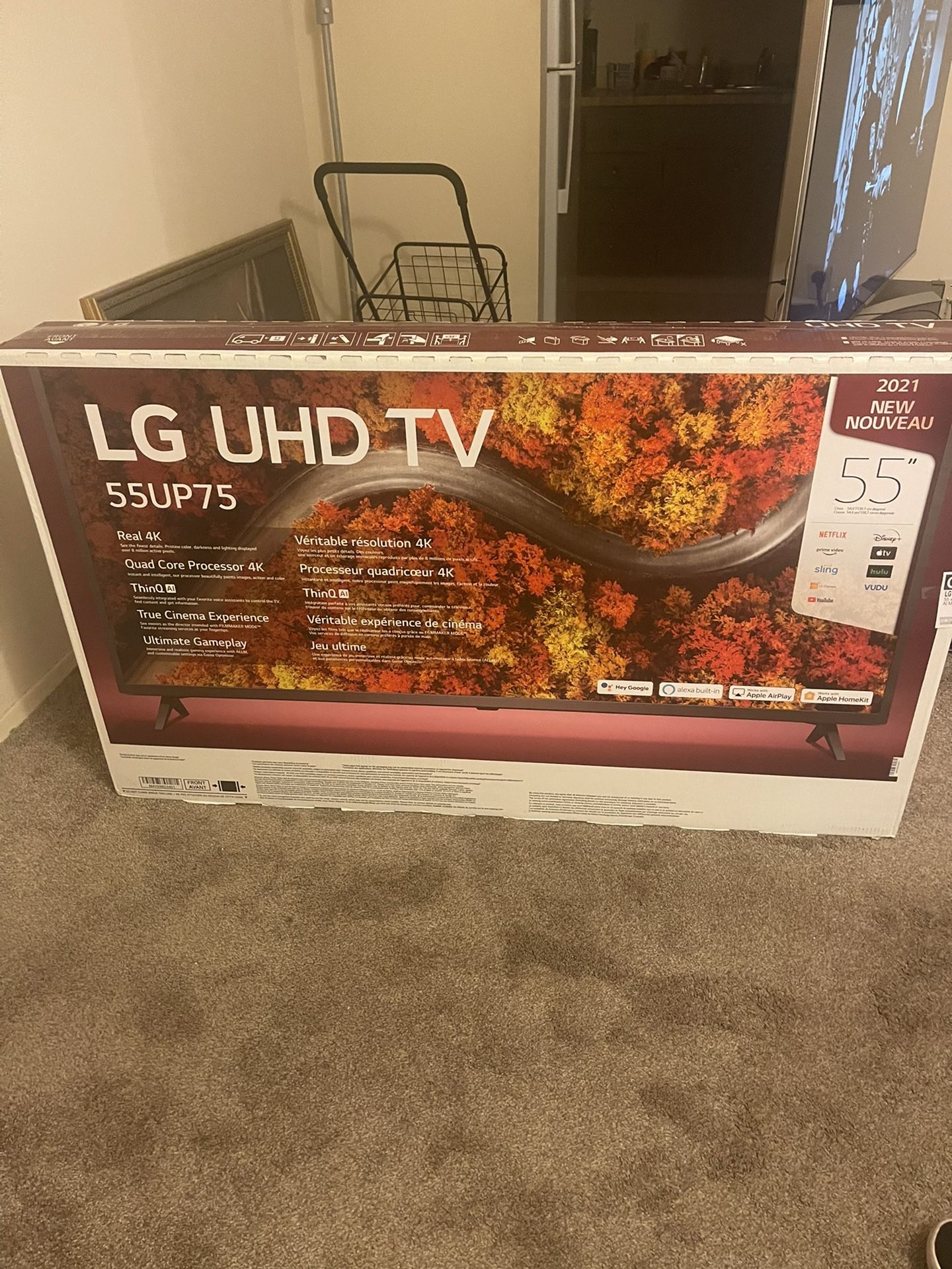 Lg 55” Real 4k Tv Quade Core Processor 4k