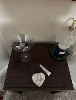 Solid wood night stand