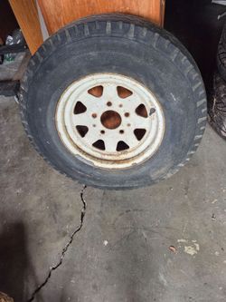 54 F100 ford truck rims and tires