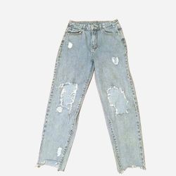 SHEIN Distressed Women's Denim Jeans 👖 