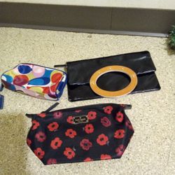 Coach And Kate Spade Mekaup Bag 