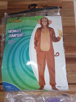 Spirit Monkey Jumpsuit Kids Halloween Costume