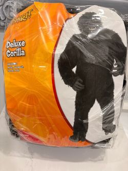 Spirit  Halloween Deluxe Gorilla Adult Halloween Costume One Size fits Most