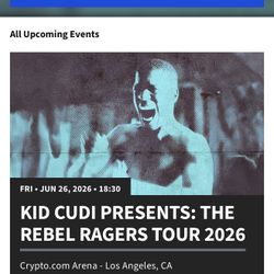 KID CUDI FLOOR SEATS LA 6.26