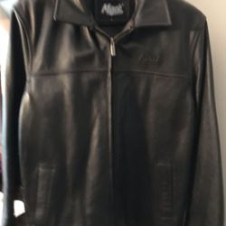 Brand new Mack leather jacket