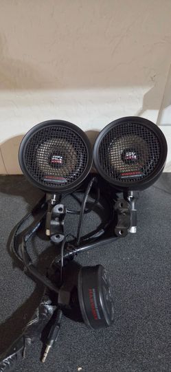 Kuryakyn 2713 MTX Road Thunder Motorcycle Speakers – 100W Bluetooth Weath6r Resistant