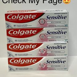 Colgate Sensitive Whitening Toothpaste 6 Oz Set