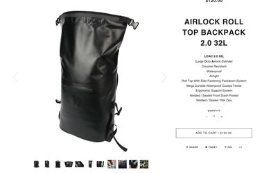 Octopus Airlock Roll Top Backpack 32L